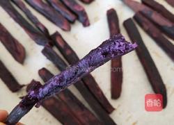 烤紫薯条的做法图解6