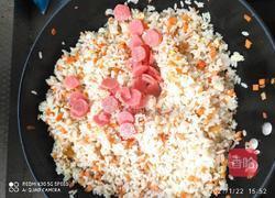 酸菜炒饭的做法图解6