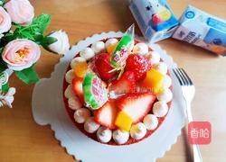 红丝绒草莓裸蛋糕的做法图解18