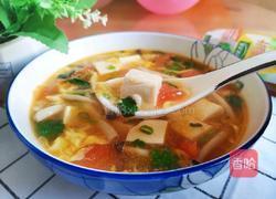 西红柿豆腐菌菇汤的做法图解16