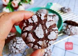 巧克力裂纹曲奇饼干的做法图解12