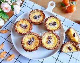 低卡飽腹～香蕉燕麥撻