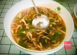 酸辣肉丝汤的做法图解9