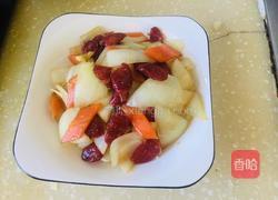 洋葱胡萝卜炒腊肠的做法图解8