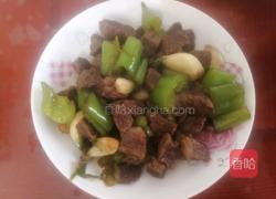 青椒炒牛肉的做法图解7