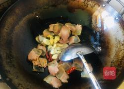 蒜苗炒腊肉的做法图解4