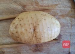 风琴烤土豆的做法图解2