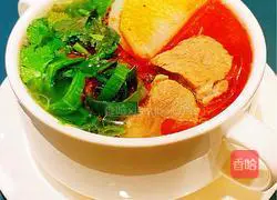 Illustration of radish and mutton soup 10