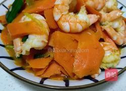 胡萝卜炒虾仁的做法图解9