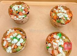 金枪鱼吐司蔬菜杯‖春游必备的做法图解6