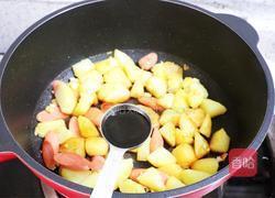 土豆火腿焖面的做法图解9