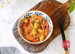 土豆火腿焖面的做法图解16