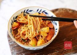 土豆火腿焖面的做法图解17