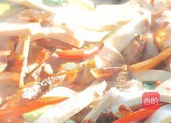 腊肉炒白干的做法图解6