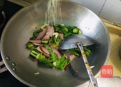 青椒炒腊肉的做法图解5