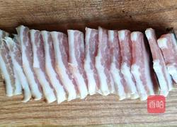 咸肉蒸卤豆腐的做法图解3