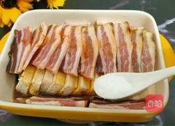 咸肉蒸卤豆腐的做法图解7