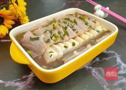 咸肉蒸卤豆腐的做法图解10