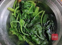 菠菜拌花生米的做法图解5