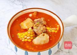 番茄莲藕排骨汤的做法图解13