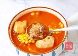 番茄莲藕排骨汤的做法图解15
