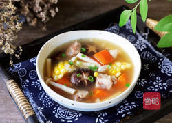 菌菇玉米排骨汤的做法图解14