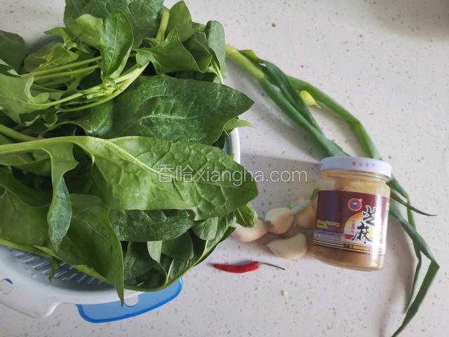 准备食材备用