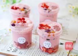 草莓厚乳杯的做法图解15