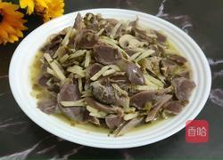笋丝炒鸭肫的做法图解9