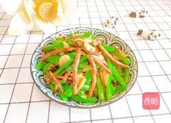 茶树菇炒四季豆的做法图解1
