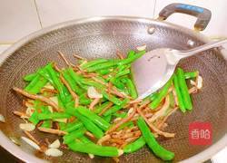茶树菇炒四季豆的做法图解15