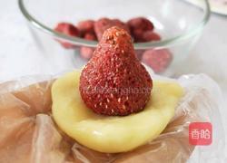 奶香冻干草莓的做法图解6