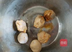 咸蛋黄肉松青团的做法图解2