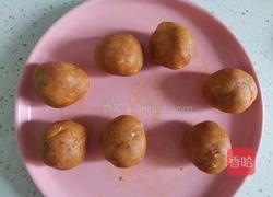 咸蛋黄肉松青团的做法图解5