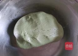 豆沙青团的做法图解2