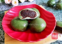 豆沙青团的做法图解12