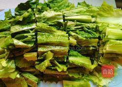 凉拌油麦菜的做法图解3