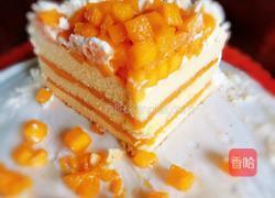 8寸芒果奶油蛋糕的做法图解25