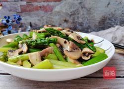 芦笋炒口蘑的做法图解19