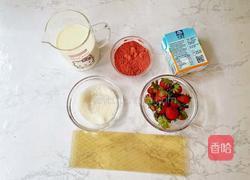 草莓奶冻的做法图解1