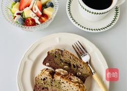 【减脂推荐】无油糖豆腐抹茶可可磅蛋糕的做法图解7