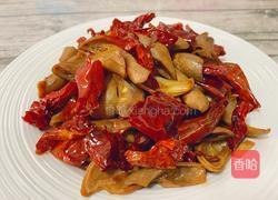 辣炒小肠的做法图解12