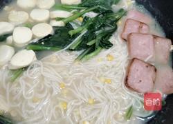 玉米豆腐汤面的做法图解8
