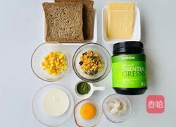 【减脂推荐】会爆浆的芝士肉松虾仁三明治的做法图解1