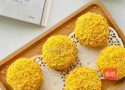 【减脂推荐】一口流心芝士南瓜燕麦饼的做法图解7