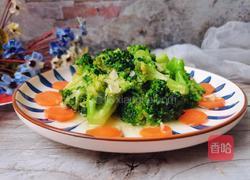 西兰花炒胡萝卜的做法图解16