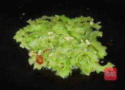 清炒苦瓜的做法图解4