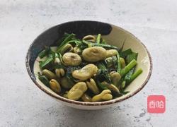 韭菜炒蚕豆的做法图解8