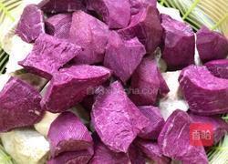 好喝不怕胖的紫薯芋泥鲜奶的做法图解1