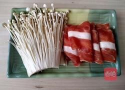 肥牛金针菇卷的做法图解1